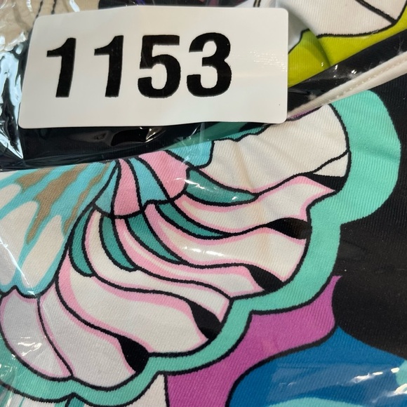 Trina Turk Tankini Top Size 10  Sintra Flora Shirred Hipster Bottom Floral Print - Picture 13 of 13